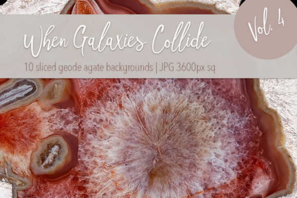 10 Agate Backgrounds Vol. 4: Natural Texture for Modern Projects