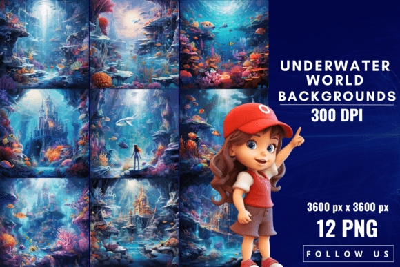 Dive Deep: Using Underwater World Backgrounds in Design
