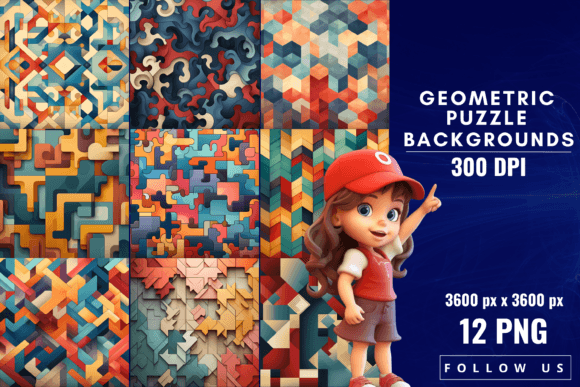 Geometric Puzzle Backgrounds: A Designer's Secret Weapon