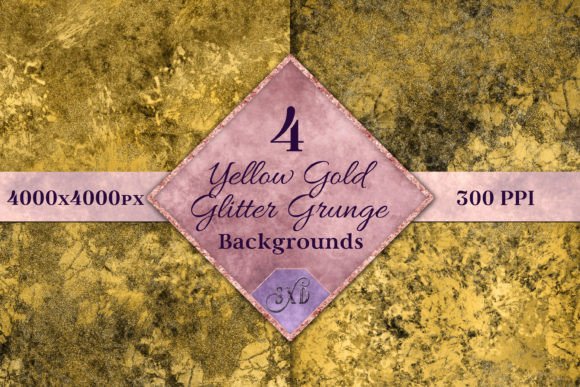 Golden Grit: Using Gold Grunge Backgrounds