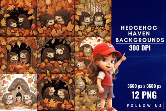 Hedgehog Haven Backgrounds: A Cozy Canvas for Creators