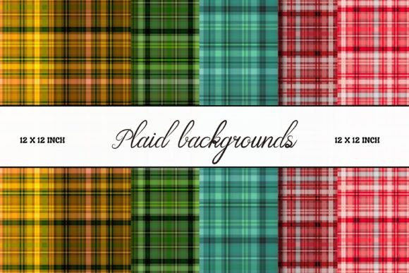 Plaid Backgrounds Scrapbook Paper: A Digital Asset for Every Project