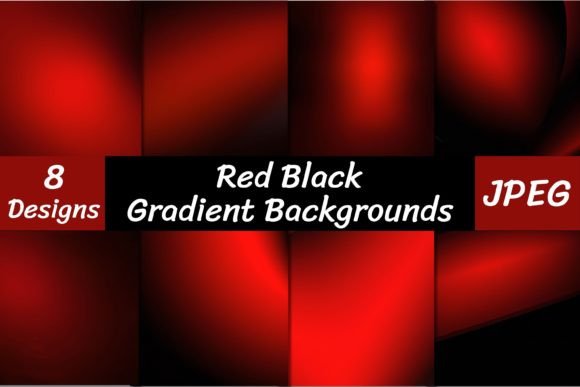 Red Black Gradient Backgrounds: Bold Digital Assets for Designers