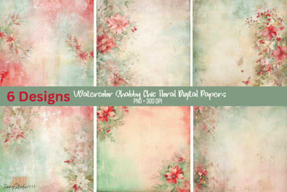 Shabby Chic Backgrounds: The Digital Paper Essential