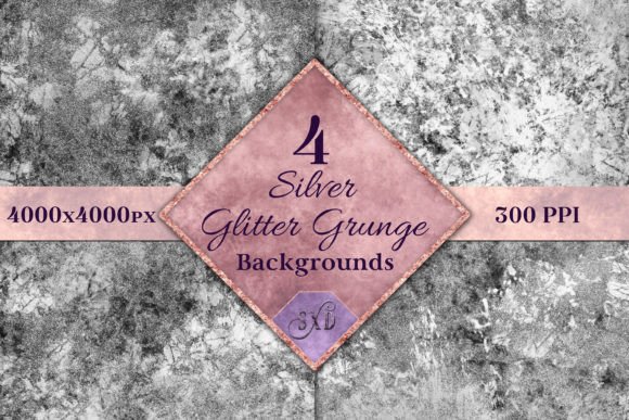 Utilizing Silver Glitter Grunge Backgrounds for High-Impact Visuals