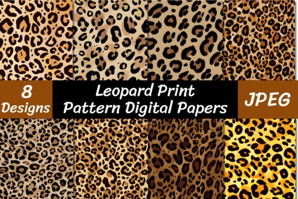 Wild Sophistication: Unleashing Leopard Print Pattern Backgrounds